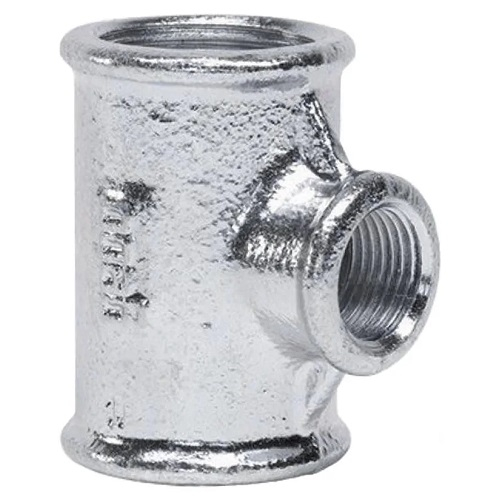Тройник переходной чугунный оцинкованный 4" × 2" Gebo Platinum
