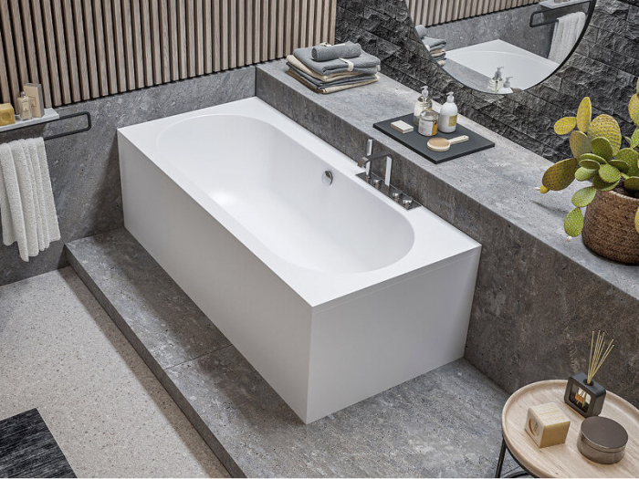 Ванна из искусственного камня Kerrock ATYS O 180×85