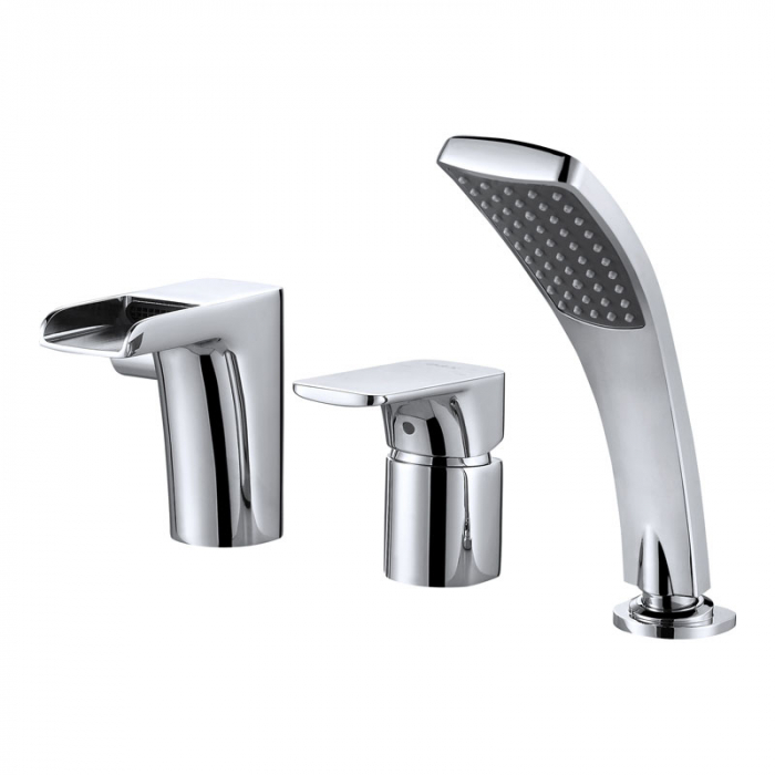 Смеситель для ванны D&amp;K Berlin.Freie однорукояточный, встраиваемый на борт ванны DA1434201