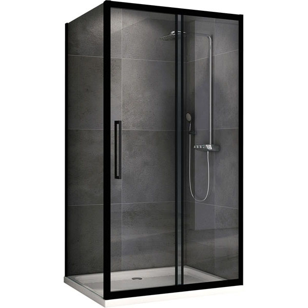 Душевой уголок ABBER SCHWARZER DIAMANT AG30120BH-S80B 120×80×195