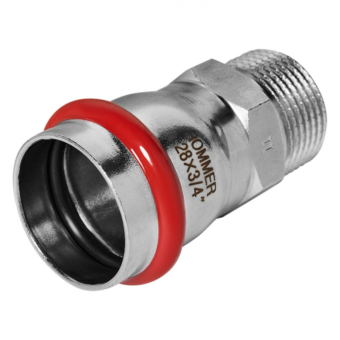 Муфта раструбная с НР 28x3/4" Rommer
