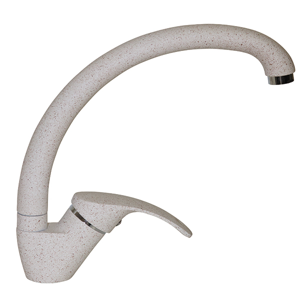 Смеситель для кухни Mixline ML-GS02 (328) однорукояточный, бежевый