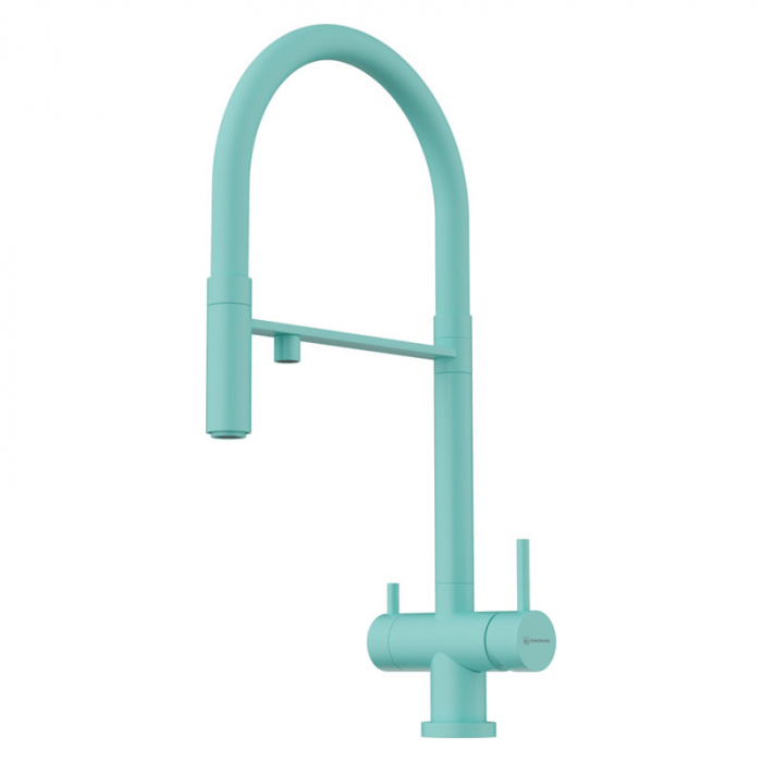 Смеситель для кухни Omoikiri KANTO-AZ латунь/azur blue