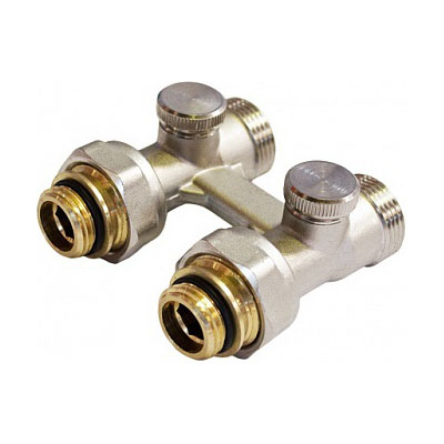 Узел нижнего подключения радиатора прямой STI 3/4"×3/4"