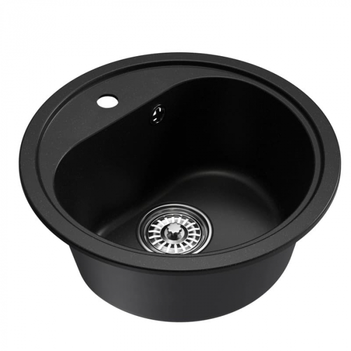 Мойка кухонная композитная MixLine ML-GM10 ультра-черная