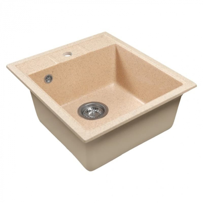 Мойка из искусственного камня MixLine СТАНДАРТ МЛ-ГМС110 497x440/175 бежевый