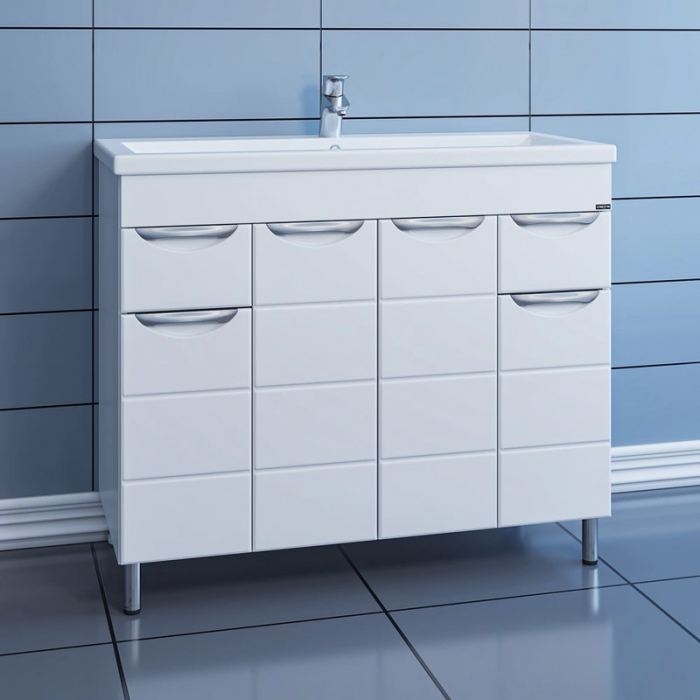 Тумба для раковины Санта Родос-100 напольная (ум. Фостер-100) 206016