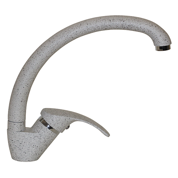 Смеситель для кухни Mixline ML-GS02 (310) однорукояточный, серый