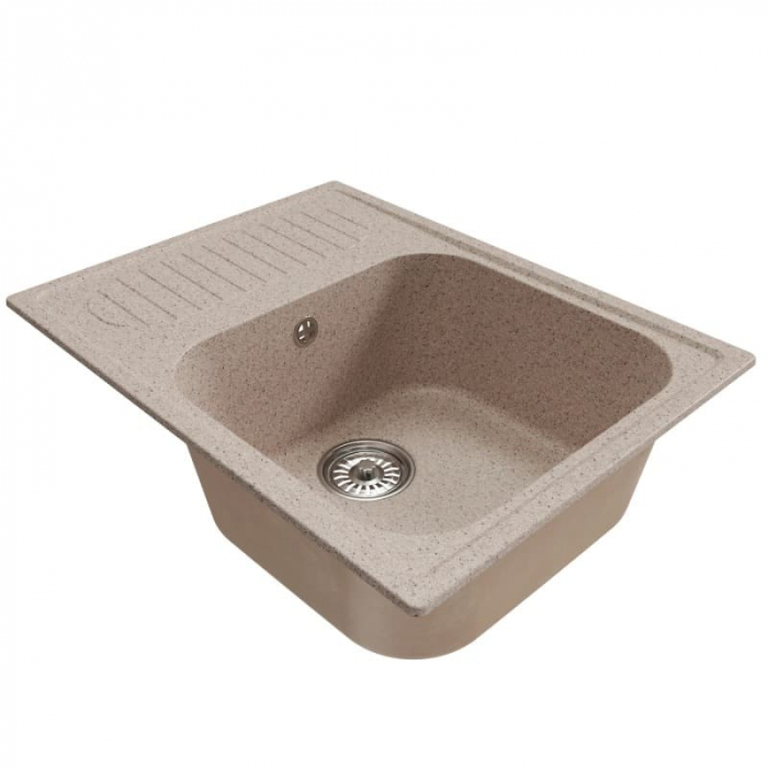 Мойка из искусственного камня MixLine КОМФОРТ МЛ-ГМ18 640x490/190 песочная