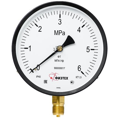 Манометр технический МП4-Уф d.160 РШ (0 -25,0 МПа) 1,5 М20×1,5