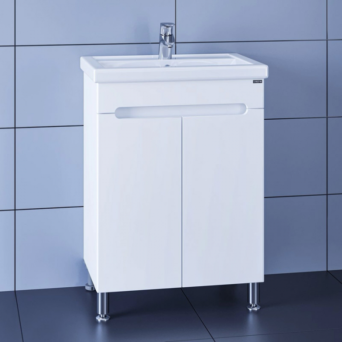 Тумба для раковины Санта Лондон-60 напольная (ум. Фостер-60) 224015