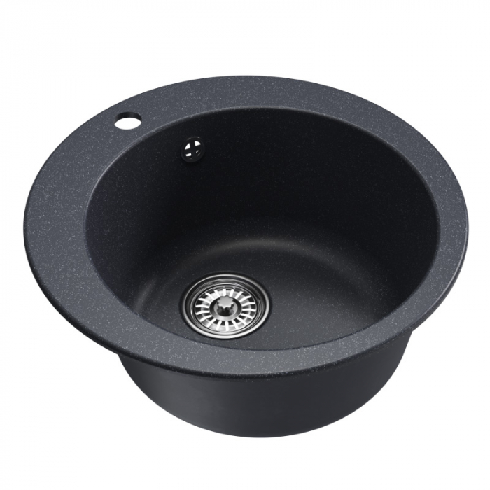 Мойка кухонная композитная MixLine ML-GM13 антрацит