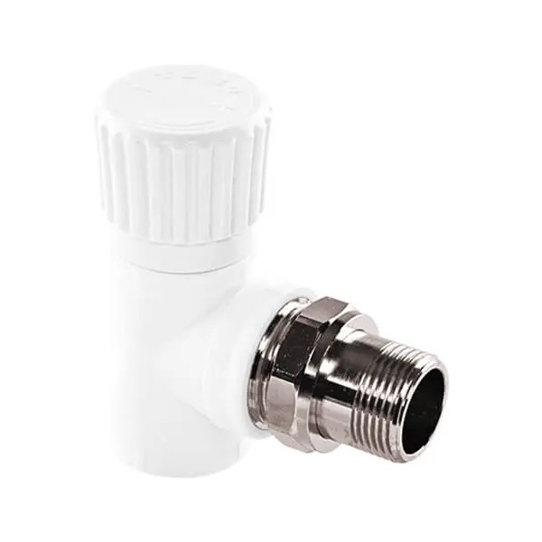 Кран радиаторный угловой PPR-НР 20-1/2" Tebo