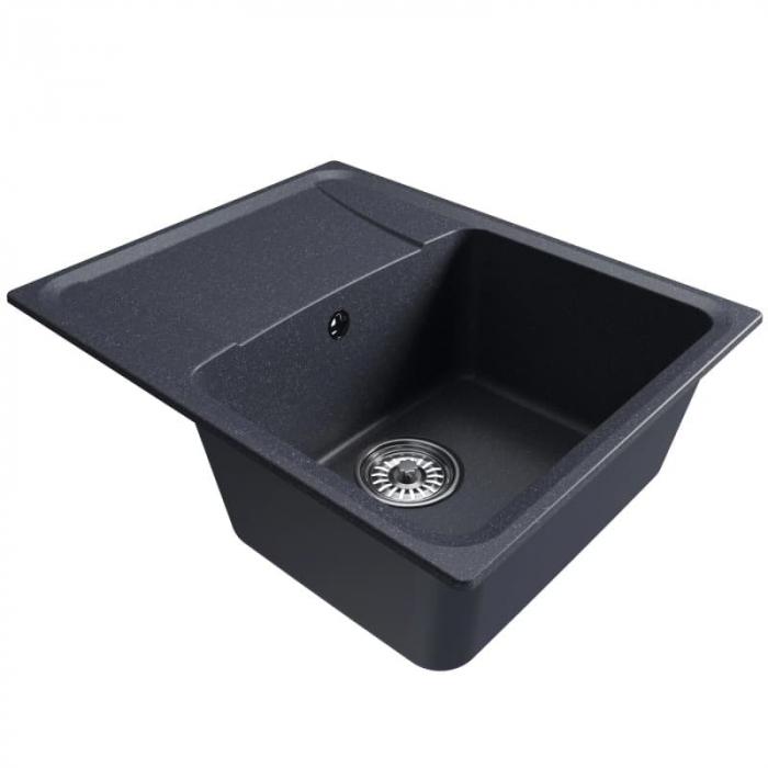 Мойка кухонная композитная MixLine ML-GM26 антрацит