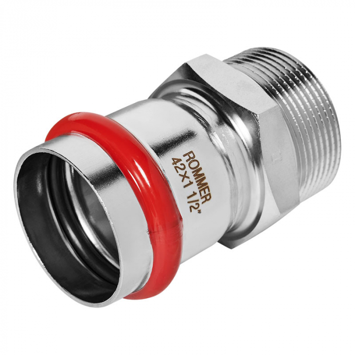 Муфта раструбная с НР 42x1.1/2" Rommer