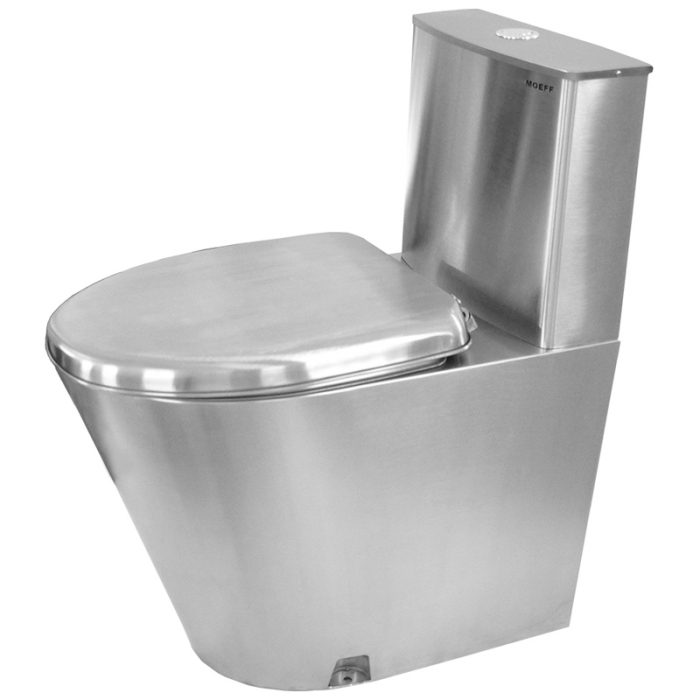 Унитаз напольный с водяным баком антивандальный Moeff MF-222