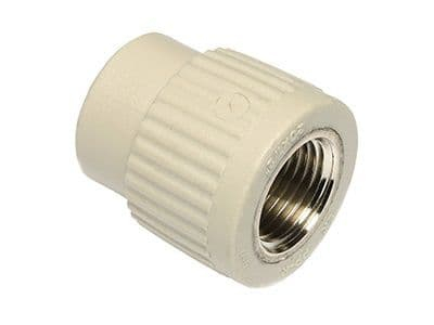 Муфта комбинированная под ключ PPR-ВР 90-3" Ekoplastik