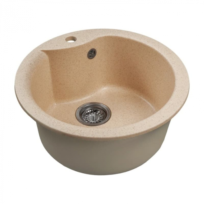 Мойка из искусственного камня MixLine СТАНДАРТ МЛ-ГМС101 480/190 бежевый