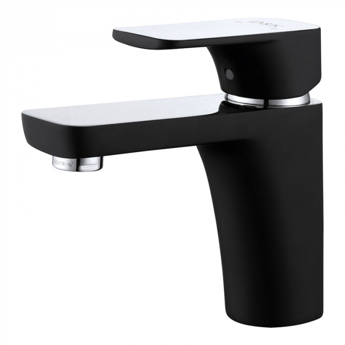 Смеситель для раковины D&amp;K Berlin.Technische однорукояточный, черный/хром DA1432115