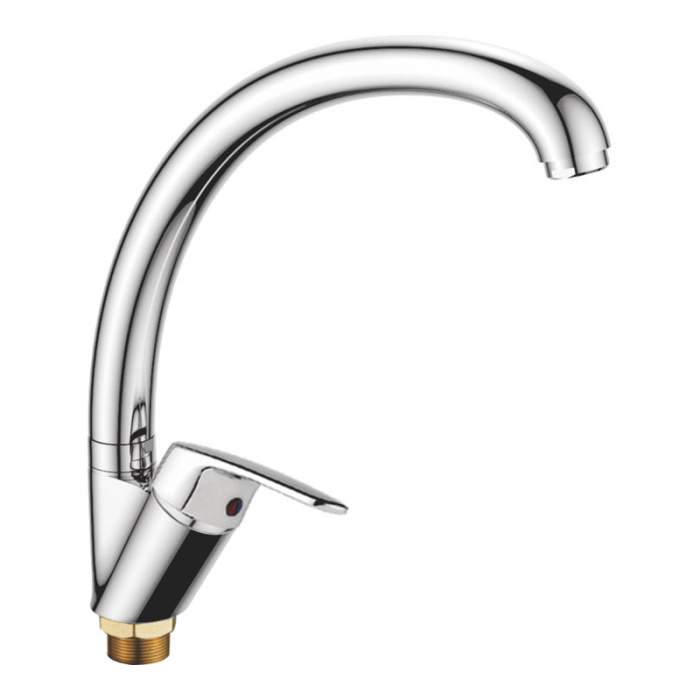 Смеситель для кухни Haiba HB4116-2 однорукояточный, хром