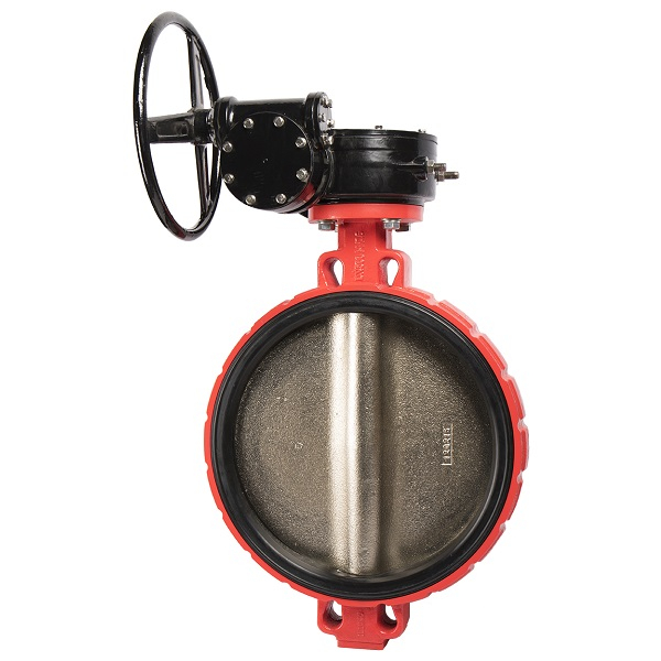 Затвор дисковый поворотный Рашворк 200 DN600 PN16 межфланцевый, GG25/GGG40/EPDM, с редуктором