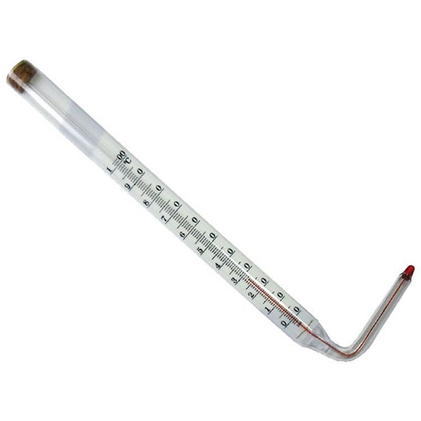 Термометр стеклянный керосиновый СП-2У №1 (0...+ 50 °C)-1-220/110