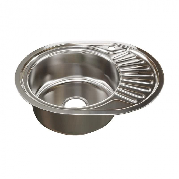 Мойка кухонная врезная MixLine 570x450/180-0,8 L нержавеющая сталь