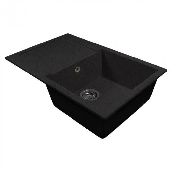 Мойка из искусственного камня MixLine СТАНДАРТ МЛ-ГМС107 770x493/190 черный
