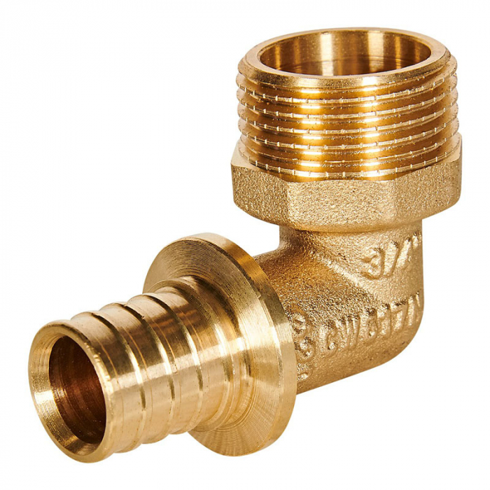 Угольник аксиальный с наружной резьбой 20-3/4&quot; Rommer