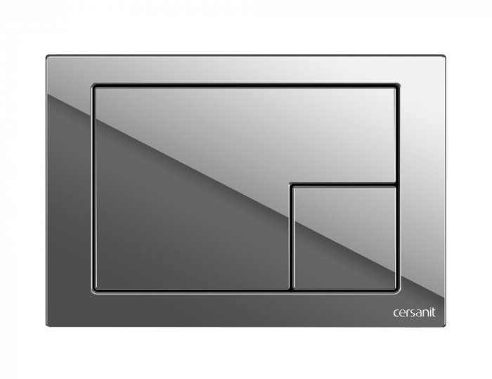 Кнопка смыва Cersanit CORNER для инсталляции HI-TEC/LINK PRO/VECTOR пластик хром глянцевый