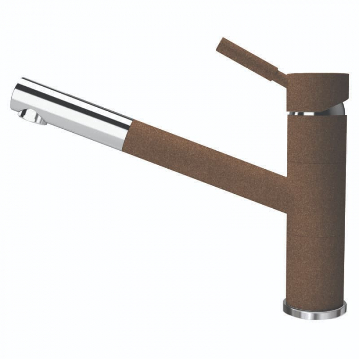 Смеситель для кухни Flortek ФИТА FL однорукояточный, коричневый