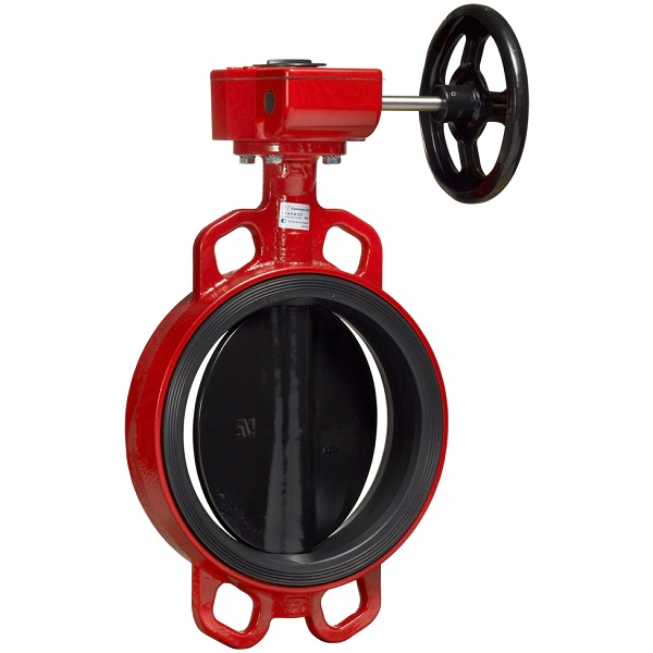 Затвор дисковый поворотный АДЛ ГРАНВЭЛ ЗПВС-FLN(W)-3-250-MDV-E межфланцевый, чугун/чугун, с редуктором