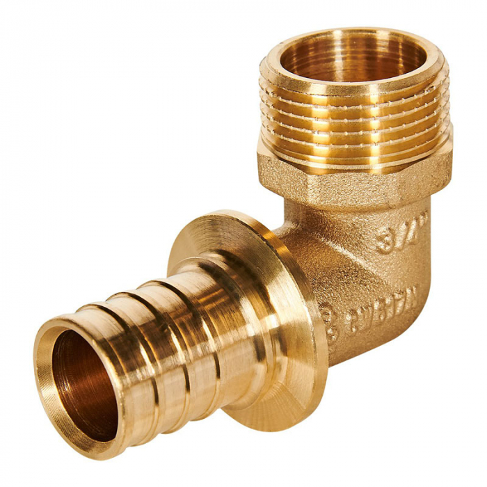 Угольник аксиальный с наружной резьбой 25-3/4&quot; Rommer