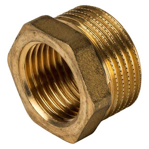 Футорка НР-ВР 1.1/2" × 1/2" латунь