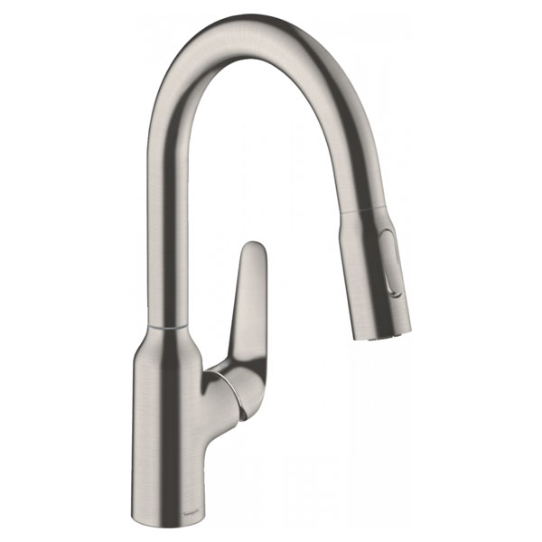 Смеситель для кухни Hansgrohe Focus M42 однорукояточный, сталь (71821800)