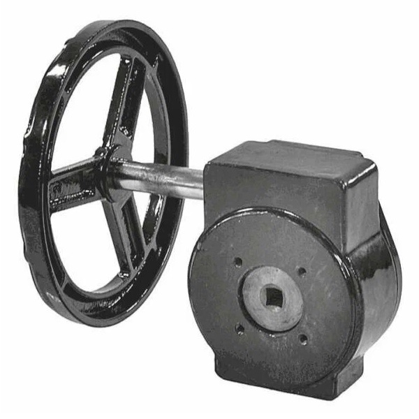 Редуктор четвертьоборотный Benarmo F07 14х14 квадрат для затворов DN125-150