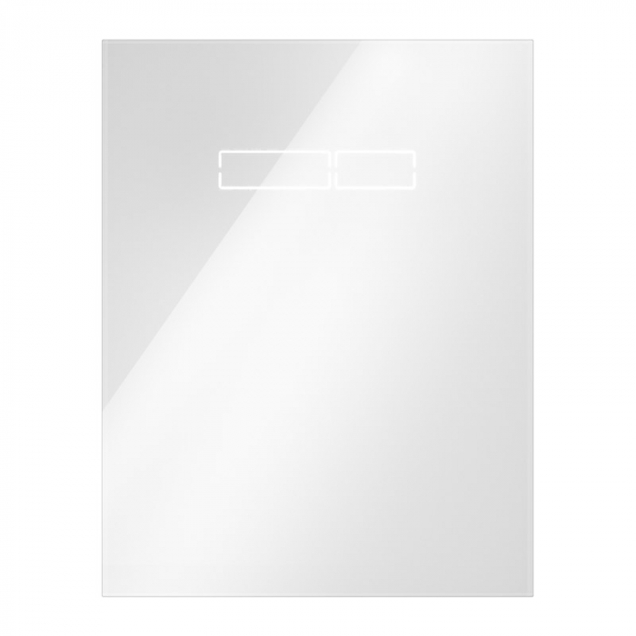 Верхняя стеклянная панель TECElux с сенсорным блоком управления sen-Touch, стекло белое