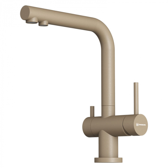 Смеситель для кухни Omoikiri NAGANO-P-CA латунь/карамель