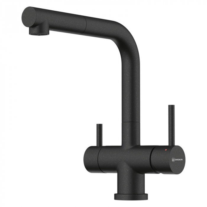 Смеситель для кухни Omoikiri TAKAMATSU-S-BL латунь/черный