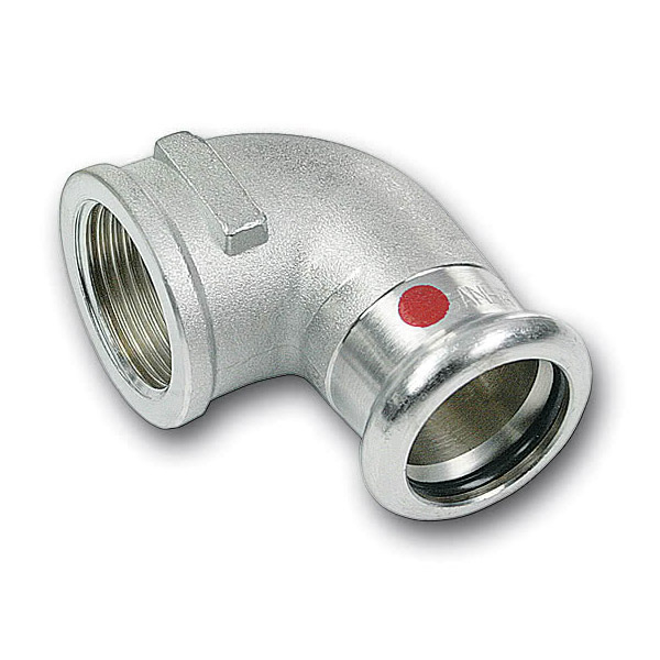 Угол 90° ВПр-ВР 15-1/2" сталь оц. Sanha-Therm 24090G