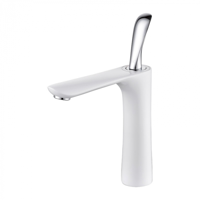 Смеситель для раковины D&K Venice.Baciano однорукояточный белый/хром DA1032656