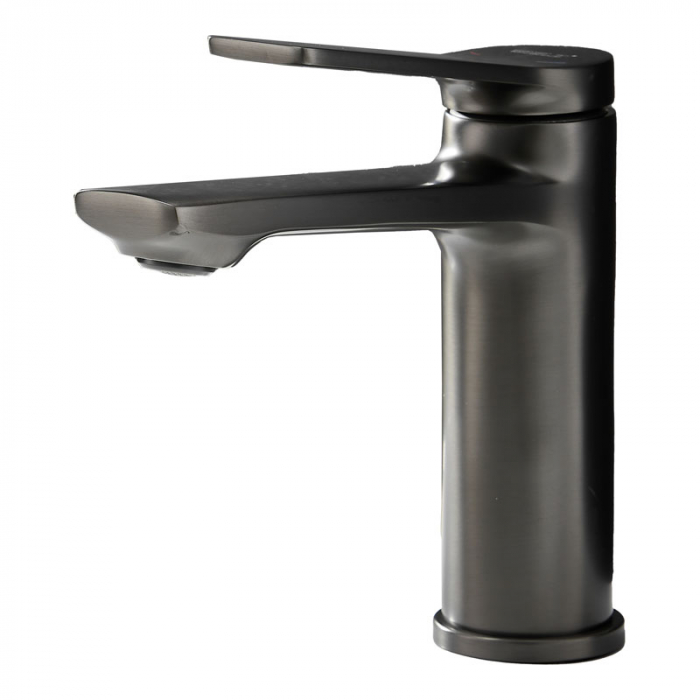 Смеситель для раковины BELZ B10572-3 однорукояточный, оружейная сталь