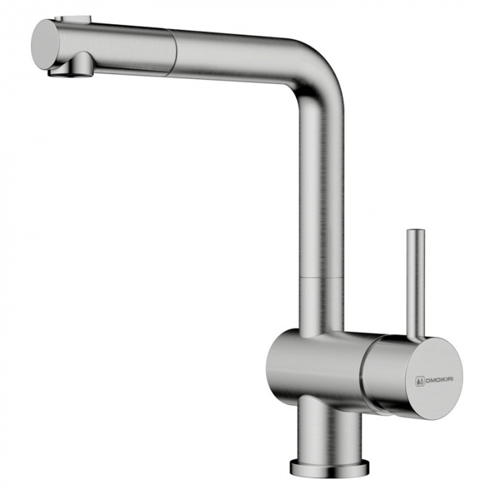 Смеситель для кухни Omoikiri TANIGAWA-SB-BN латунь/нержавеющая сталь
