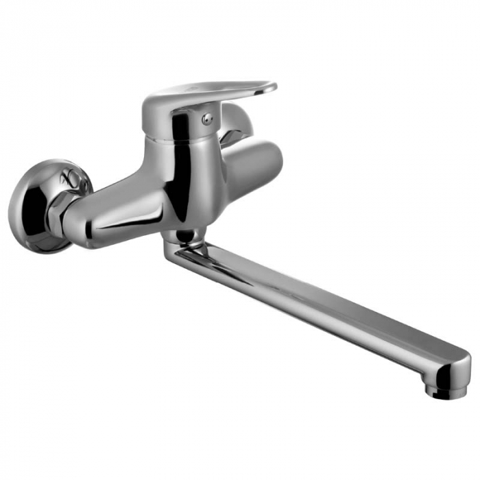 Смеситель для кухни LeMark LUNA LM4111C однорукояточный, настенный, хром