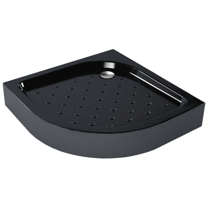 Поддон душевой акриловый Метакам Classic Black N 800х800х160