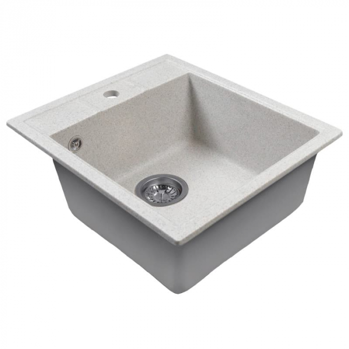 Мойка из искусственного камня MixLine СТАНДАРТ МЛ-ГМС110 497x440/175 серый