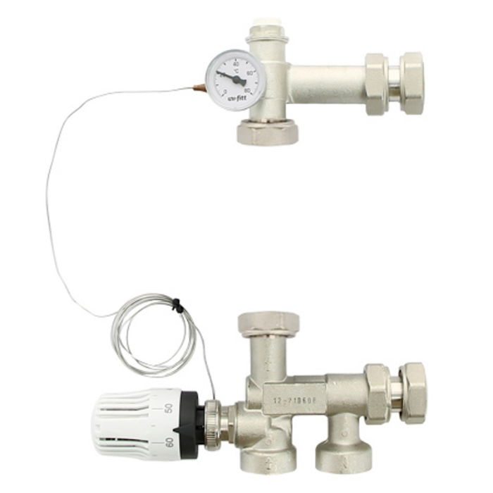 Насосно-смесительная группа Uni-Fitt SOLOMIX MINI без насоса