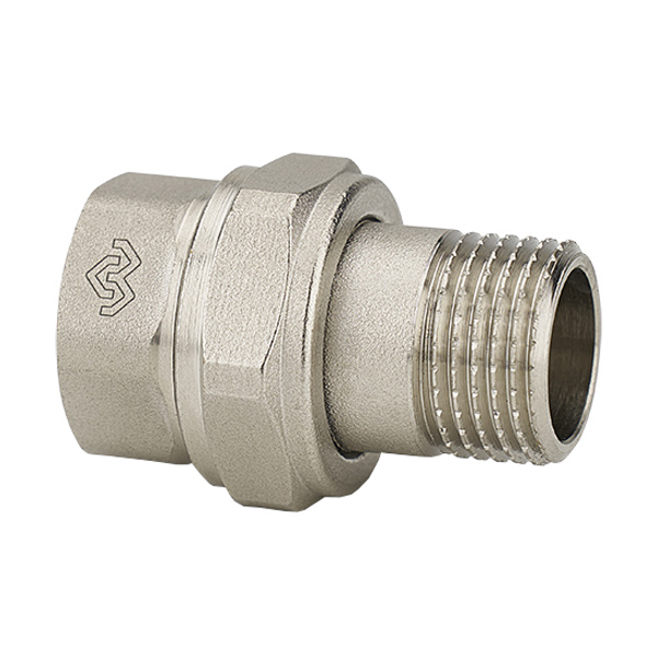 Американка прямая ВР-НР 1.1/4" латунь, с плоским уплотнением Varmega