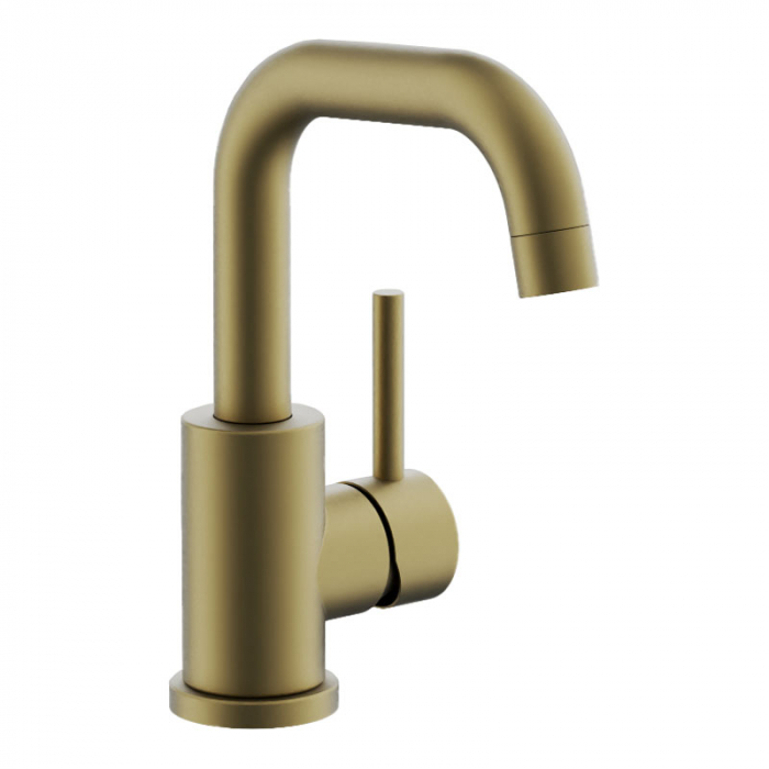 Смеситель для раковины BELZ B10810-5 однорукояточный, золото