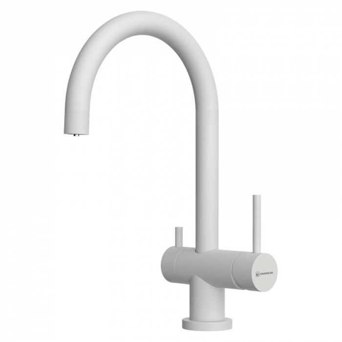 Смеситель для кухни Omoikiri YAMADA-P-WH латунь/белый